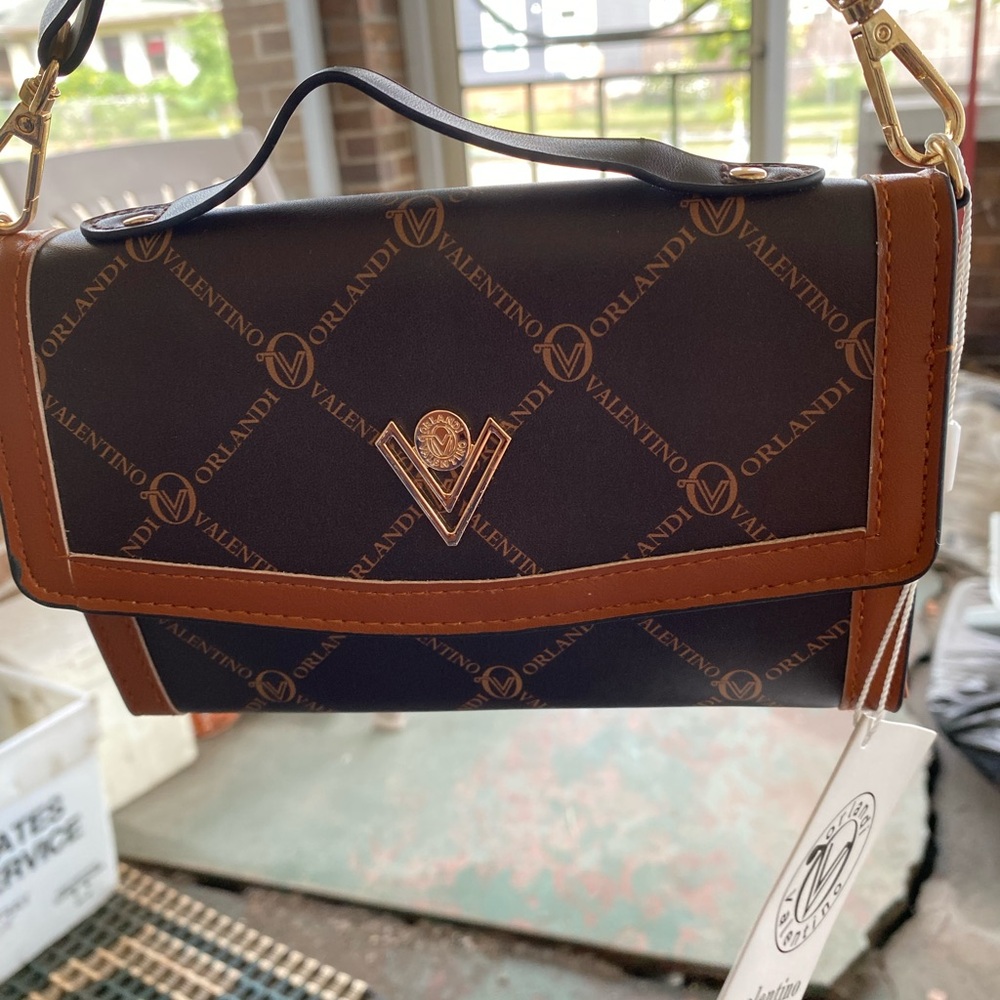 Valentino Orlandi Black and Brown WOMANS  Bag